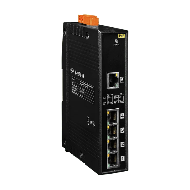 NS-205PSE-24V Unmanaged 5-port PoE PSE Ethernet Switch, 10/100 Mbps