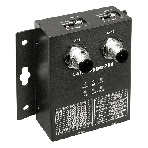 CAN-Logger200 2-Port CAN Bus Data Logger with SD/SDHC Storage