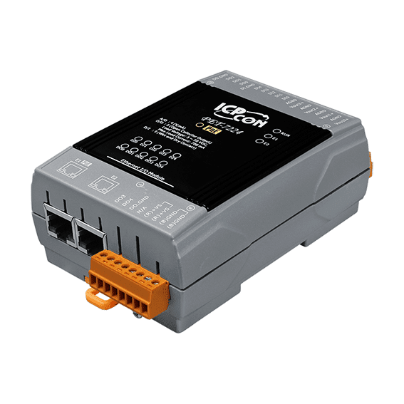 PET-7224 PoE Ethernet I/O Module, 4-ch AO, 5-ch DI, 5-ch DO