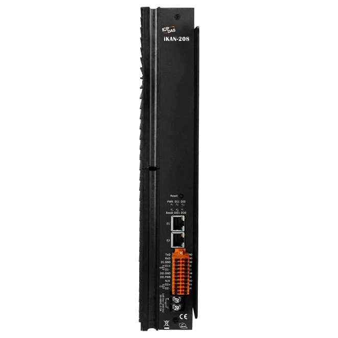 iKAN-208 Double-Row LED Message Display, 8/4 Characters per Row, Modbus