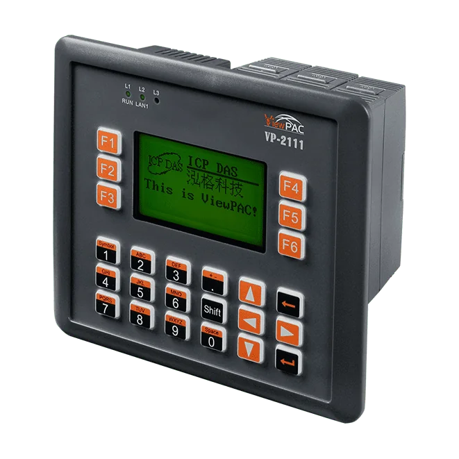 VP-2111 ViewPAC with MiniOS7, 3 I/O Slots and STN LCD Display