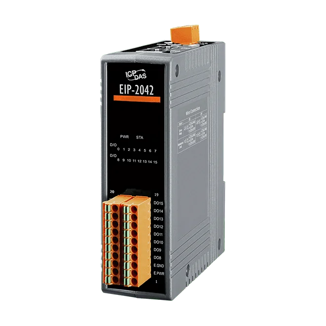 EIP-2042 EtherNet/IP Remote I/O Module, 16-ch Isolated Digital Output