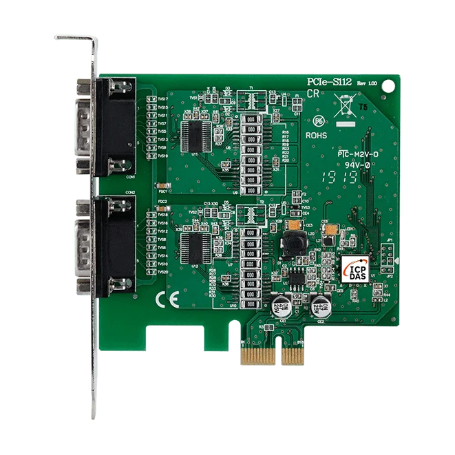PCIe-S112 PCI Express Serial Board, 2-port RS-232 with 256-byte FIFO