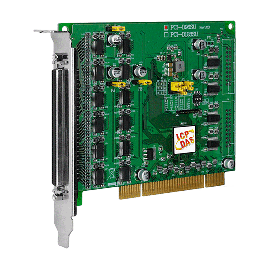 PCI-D96SU Universal PCI Digital I/O Board, 96-ch Bi-directional I/O