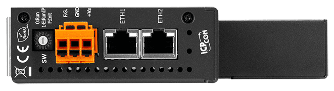 ET-2218H-16/S1 Ethernet I/O Module with 2-port Ethernet Switch, 16-ch High Speed Thermocouple Input, 100 S/s