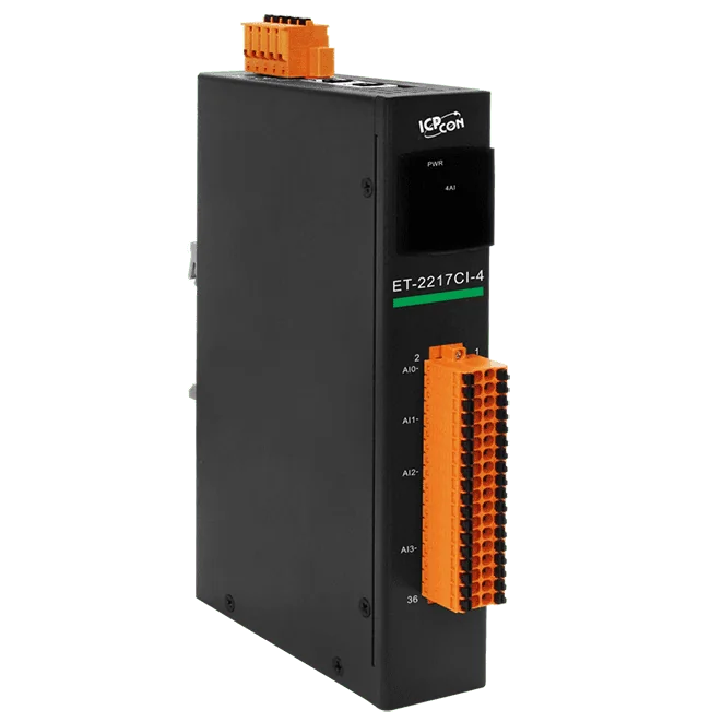 ET-2217CI-4 Ethernet I/O Module, 4-ch AI with Channel Isolation