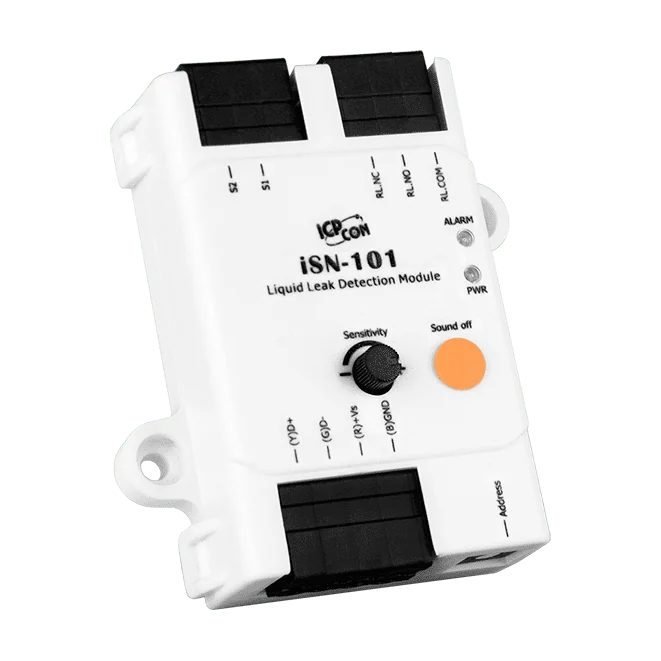 iSN-101/S2 Liquid Leak Detection Module, 1-ch with Relay Output and RS-485