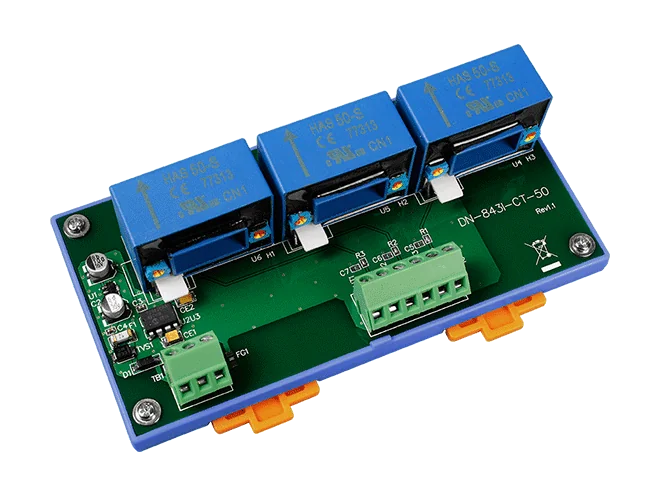 DN-843I-CT-50 3-Channel 50 A AC/DC Current Transformer Module
