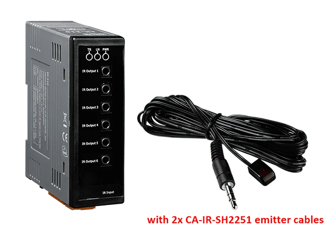 IR-210 Universal IR Learning Module, 6-ch IR Output, RS-232/RS-485