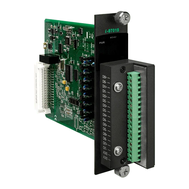 I-97019/S 8-ch Thermocouple Input Module with High Voltage Protection