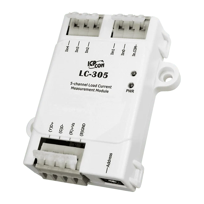 LC-305/DIN 5-Channel AC Load Current Measurement Module, DIN-Rail