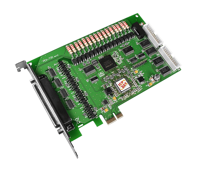 PEX-730 PCI Express Digital I/O Board, 32-ch Isolated DI/DO (NPN Sink)