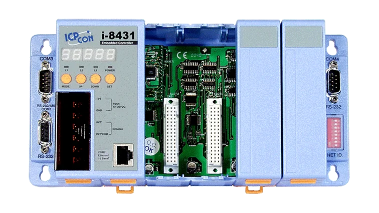 I-8431-80 4-Slot Ethernet Embedded Controller with MiniOS7, 80 MHz CPU