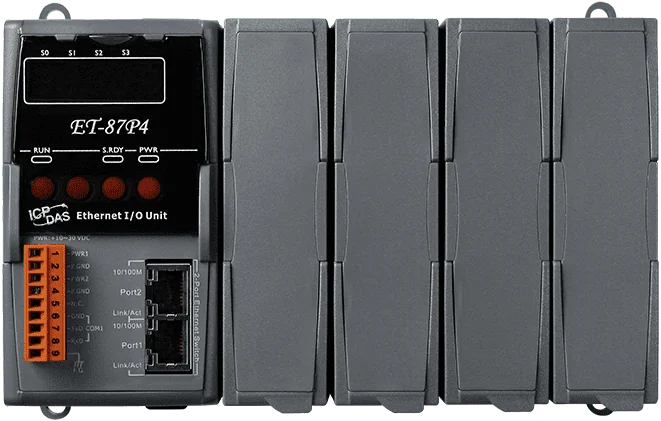 ET-87P4 4-Slot Intelligent Ethernet I/O Expansion Unit, DCON Protocol