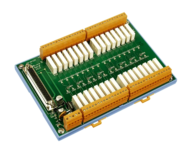DN-8K32R 32-Channel Form A Relay Output Board with DIN-Rail Mounting
