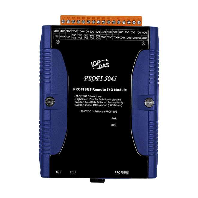 PROFI-5045 PROFIBUS DP-V0 Remote I/O Module, 24-ch Isolated Digital Output