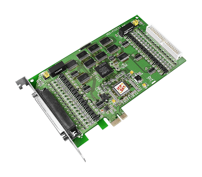 PEX-P32C32 PCI Express Isolated DI/DO Board, 32-ch DI and 32-ch NPN DO