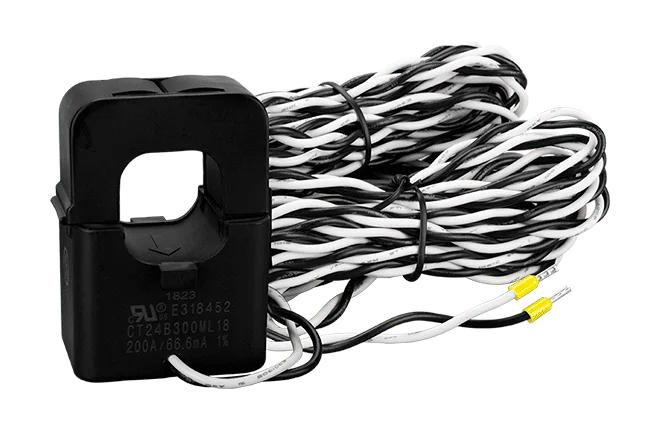CA-SCT24I-200A-L080 Split-Core Current Transformer, 200A Φ24mm, 8 m Wire