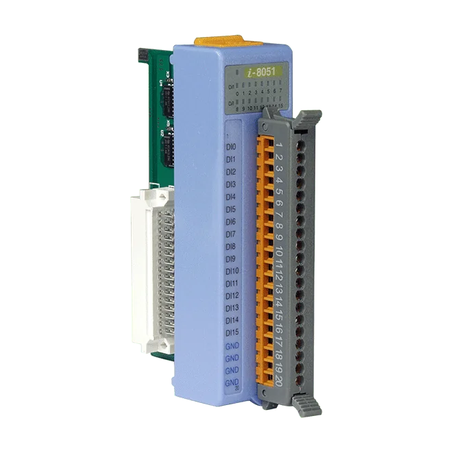 I-8051 16-ch Non-isolated Dry Contact Digital Input Module