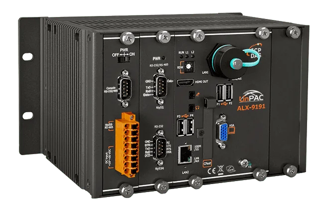 ALX-9191 1-Slot Linux PAC with E3950 CPU, 8 GB RAM, Dual Ethernet
