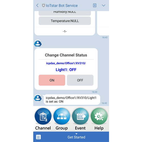 IoTstar Bot Service-RC200-L IoTstar Bot Service Package (Used with IoTstar-RC200; Support Bot Service & LINE App)