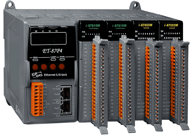 ET-87P4 4-Slot Intelligent Ethernet I/O Expansion Unit, DCON Protocol