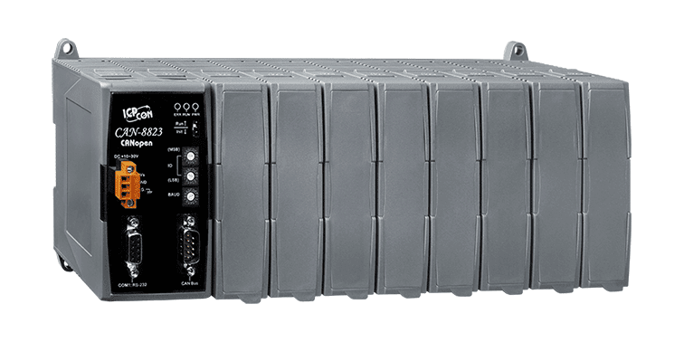 CAN-8823-G CANopen Remote I/O Unit with 8 I/O Expansion Slots