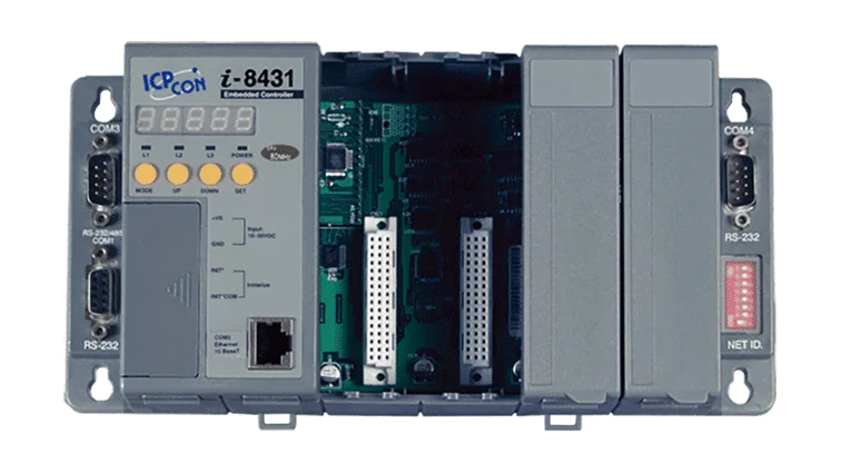 I-8431-80-G 4-Slot Ethernet Embedded Controller, 80186-80 CPU with MiniOS7