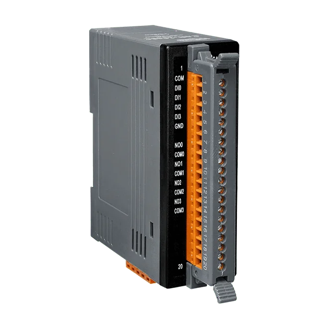 CAN-2060C CANopen Slave Module, 4-ch Isolated DI and 4-ch Relay Output