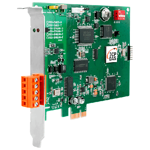 PEX-CPM100-T PCI Express CANopen Master Board, 1 Port, 5-Pin Screw Terminal