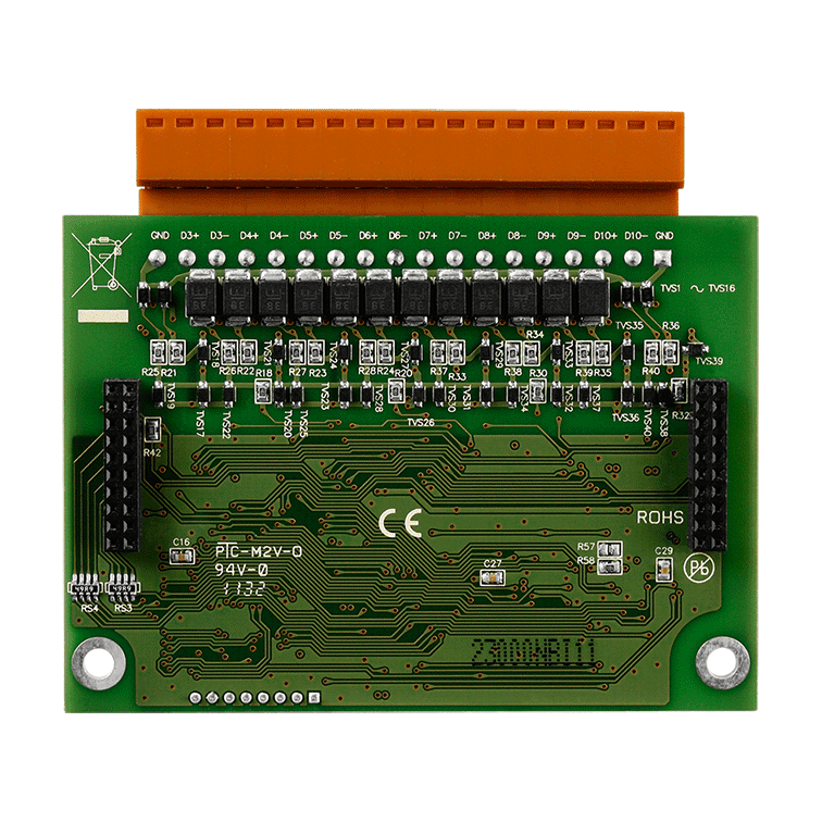 XW514 8-Port RS-485 Expansion Board for uPAC and WP Controllers