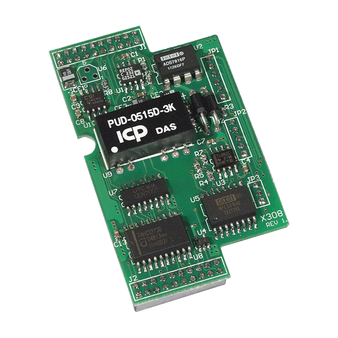 X308 X-Board, 4-ch 0 ~ 10 V Analog Input and 6-ch Digital Output