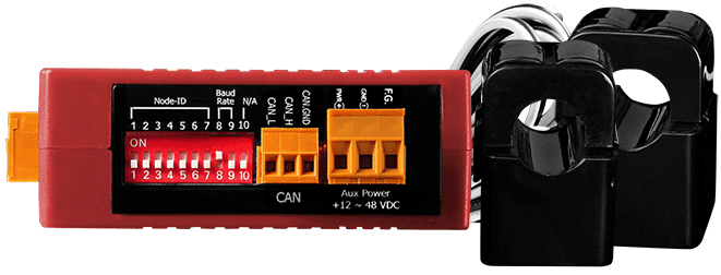 PM-3112-240P-CPS Single-Phase Power Meter, 2 Loops, CANopen, 200 A CT