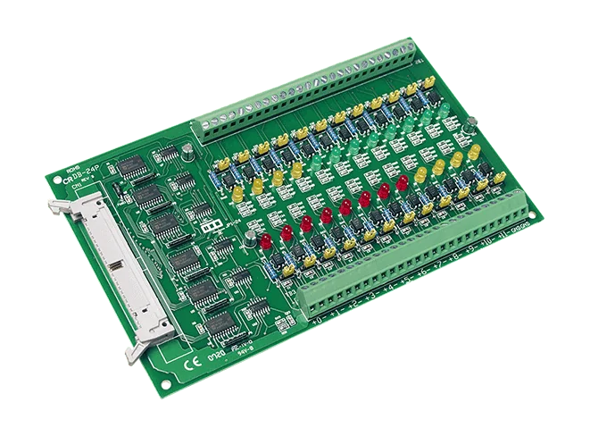 DB-24P/DIN 24-ch Optically Isolated Digital Input Daughter Board
