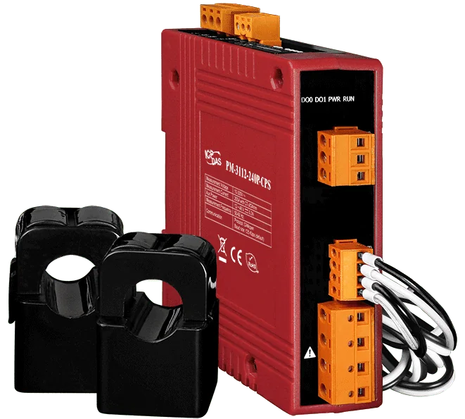 PM-3112-240P-CPS Single-Phase Power Meter, 2 Loops, CANopen, 200 A CT