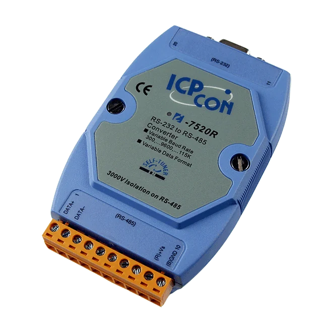 I-7520R RS-232 to Isolated RS-485 Converter, 115200 bps