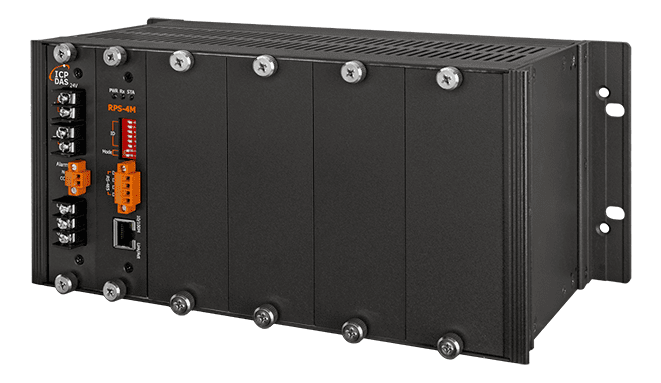 RPS-4M 4-Slot Redundant Power Communication Module, Modbus RTU/TCP