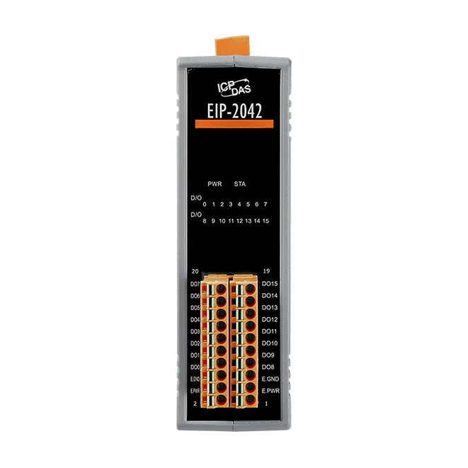 EIP-2042 EtherNet/IP Remote I/O Module, 16-ch Isolated Digital Output