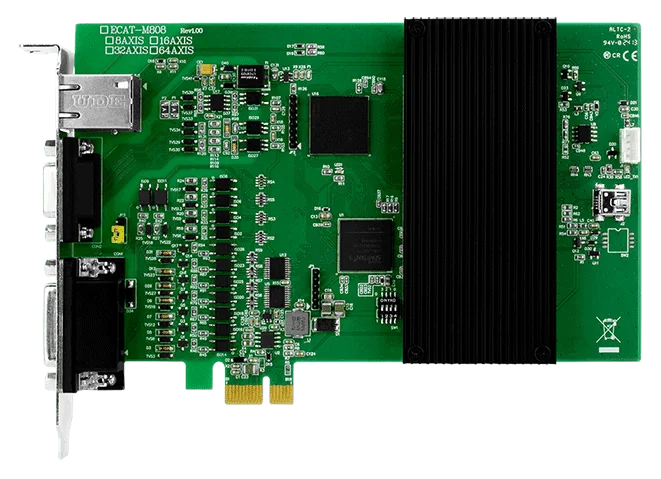ECAT-M808-16AX PCI Express EtherCAT MainDevice Board, 16-Axis Motion