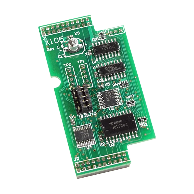 X105 X-board, 8-channel Programmable D/I or D/O for I-7188XC