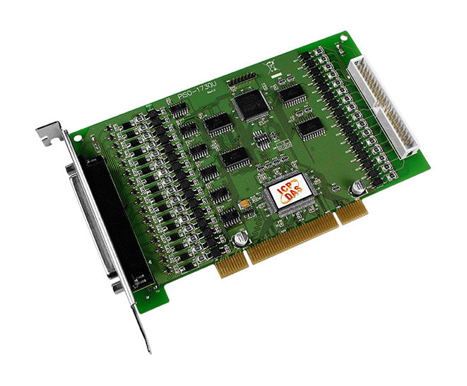 PISO-1730U Universal PCI Isolated DI/DO Board, 32-ch DI and 32-ch NPN Sink DO