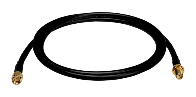 3S001-2 Antenna Extension Cable, RG58A/U, SMA Male to SMA Female, 1M