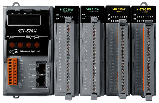 ET-87P4 4-Slot Intelligent Ethernet I/O Expansion Unit, DCON Protocol